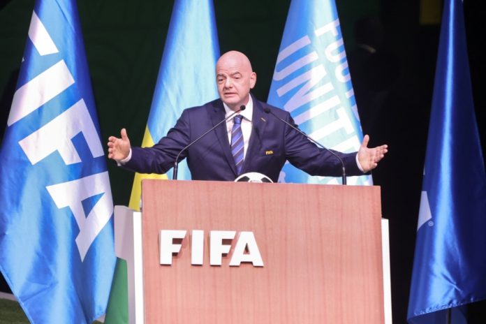 fifa-president-gianni-infantino-speaks-803449878
